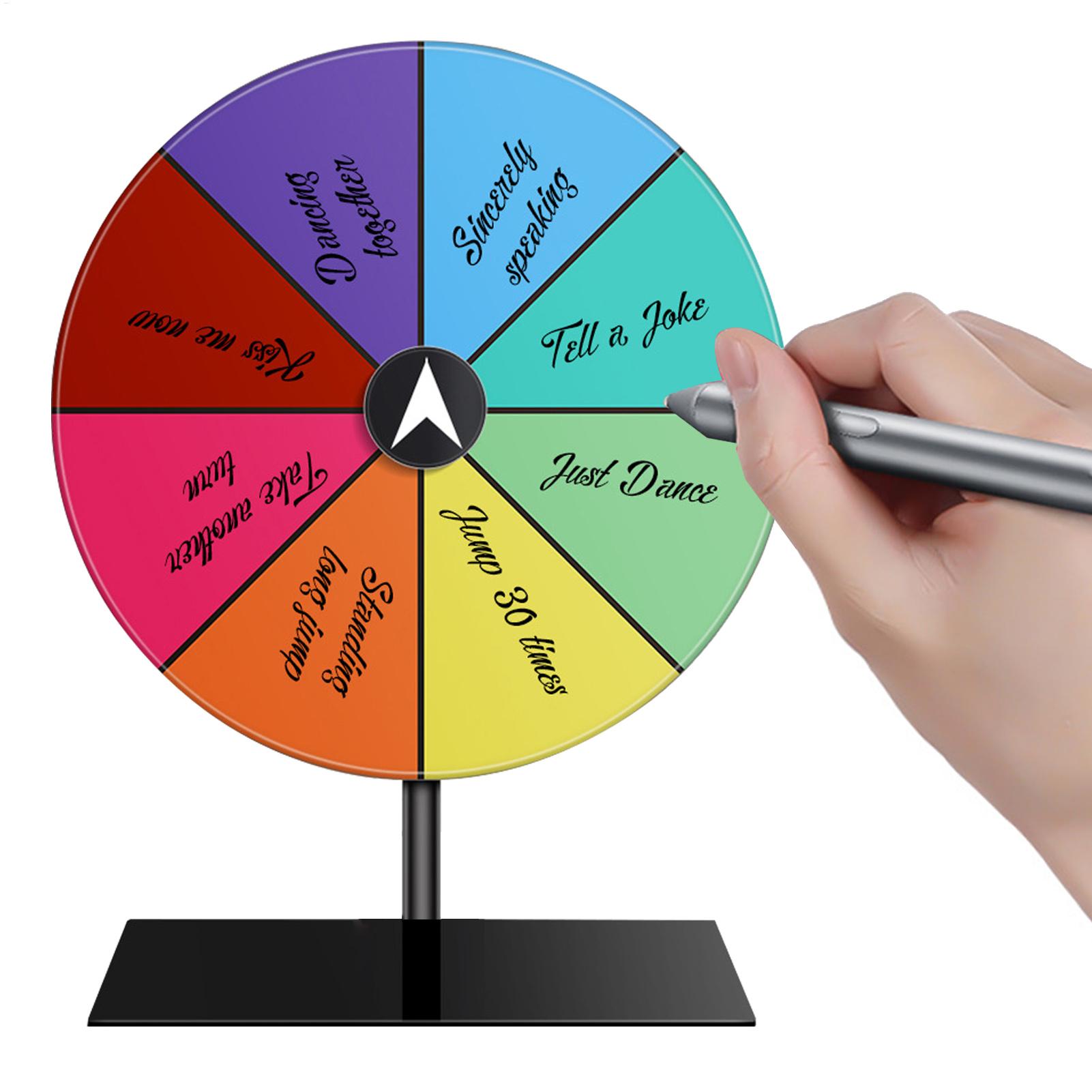 Party Games Spin The Wheel - Roda de Prêmios Giratória Apagável a