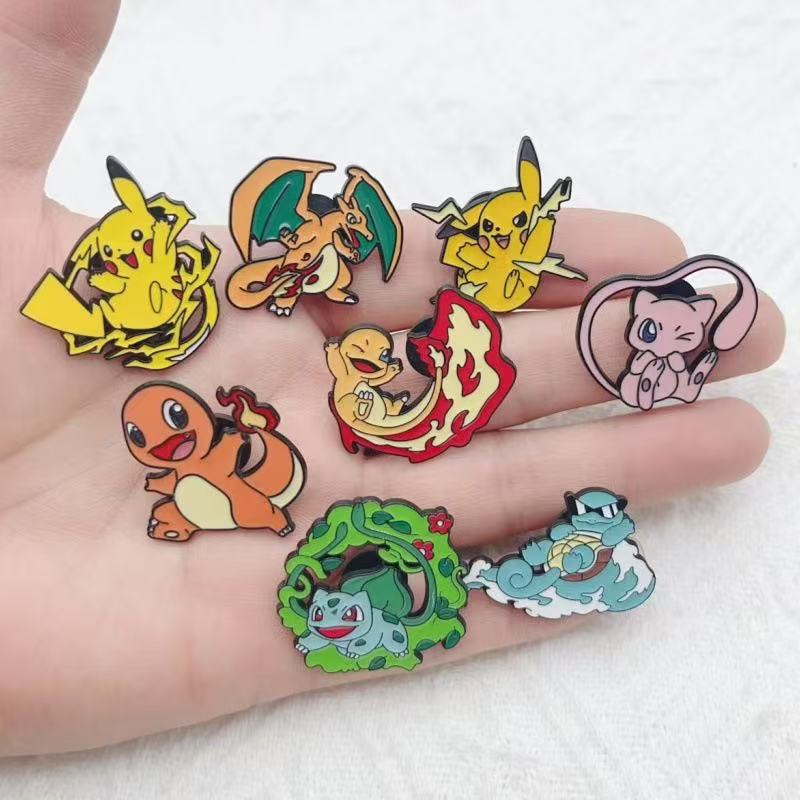 Party Games Questions - 8 peças de broche de liga