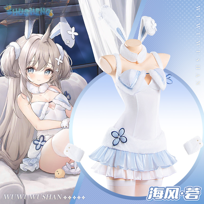 Party Games Bunny - Umikaze cosplay traje jogo anime azur