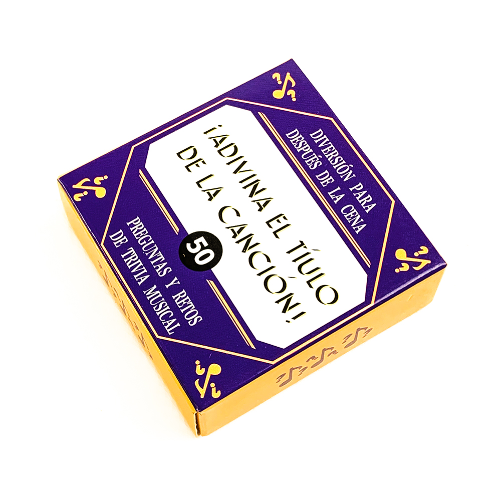 Party Games Name - Mini jogo de cartas espanhol, viagem,