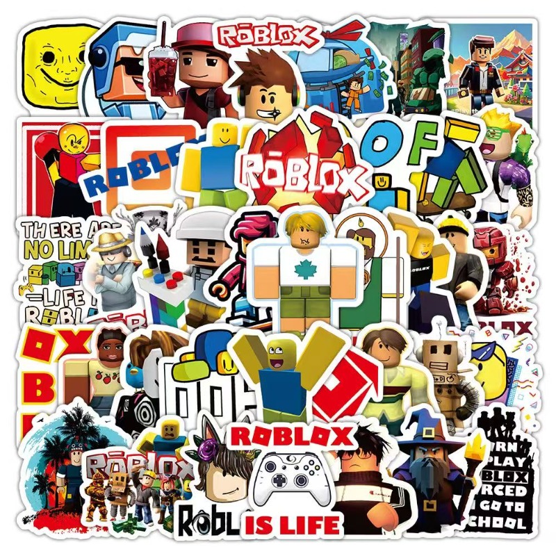 Party Games In Roblox - 60 Pçs/set Roblox Jogo Adesivos Periféricos