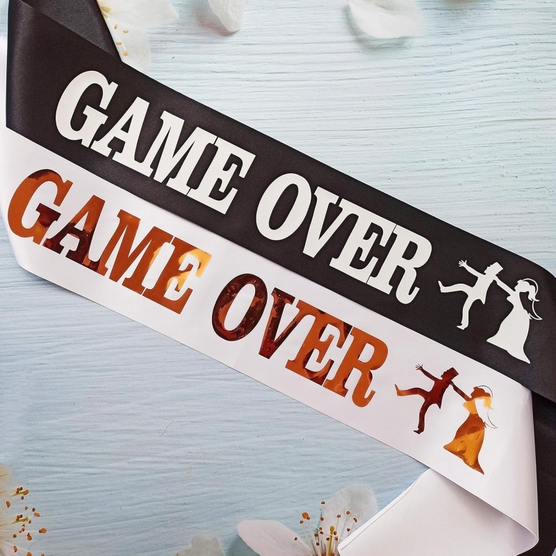 Party Games Bridal Shower - Faixa de Noivo para Despedida de