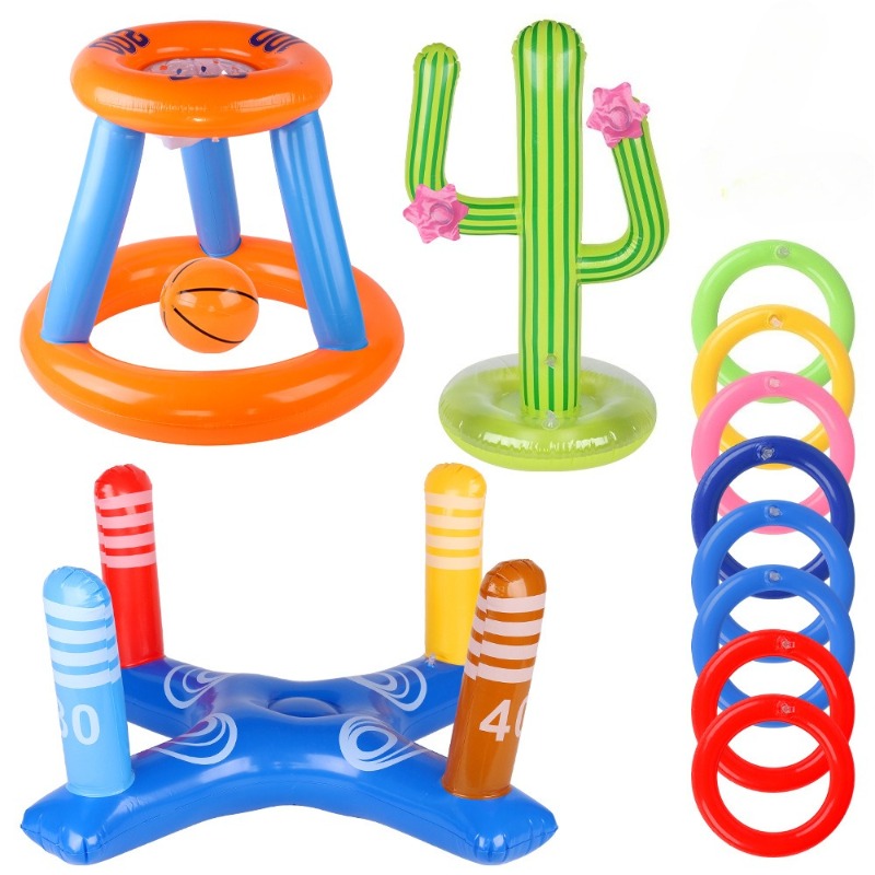 Party Games Kids Outdoor - Jogo inflável do lance do anel