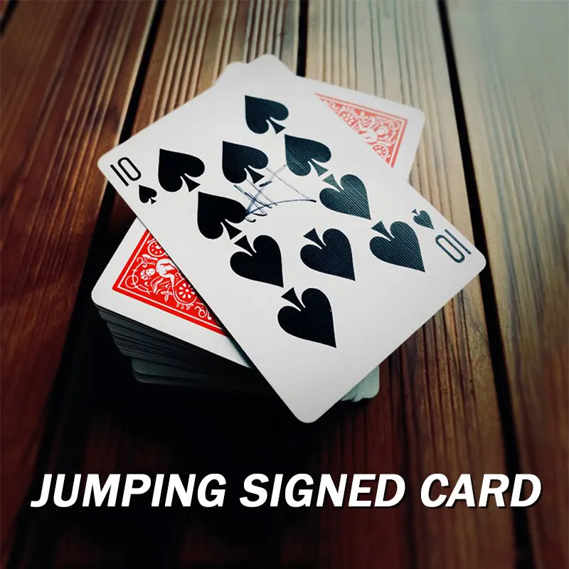 Party Games Easy - Saltando cartão assinado truques de magia