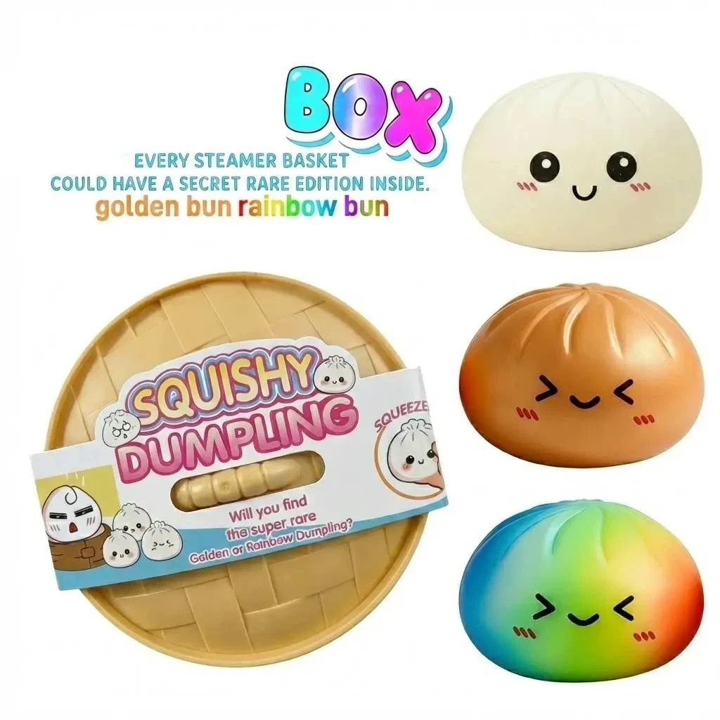 Party Games Young Adults - Brinquedo Squishy Pãozinho a Vapor 2026