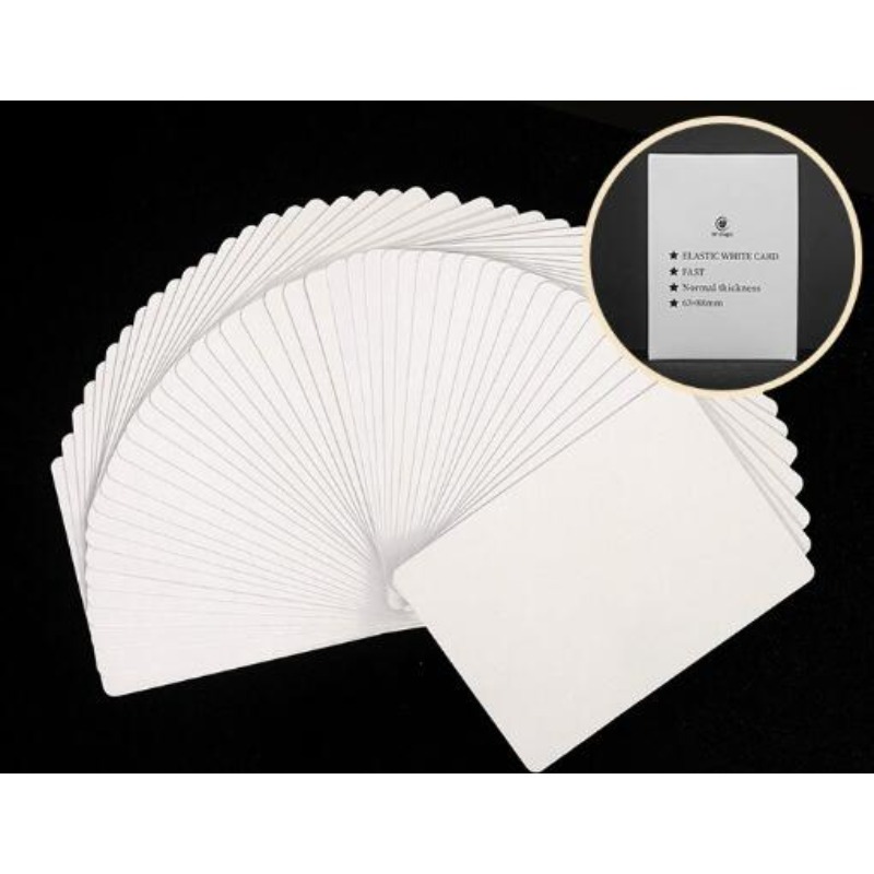 Party Games Easy - Cartão branco elástico (lado duplo branco)