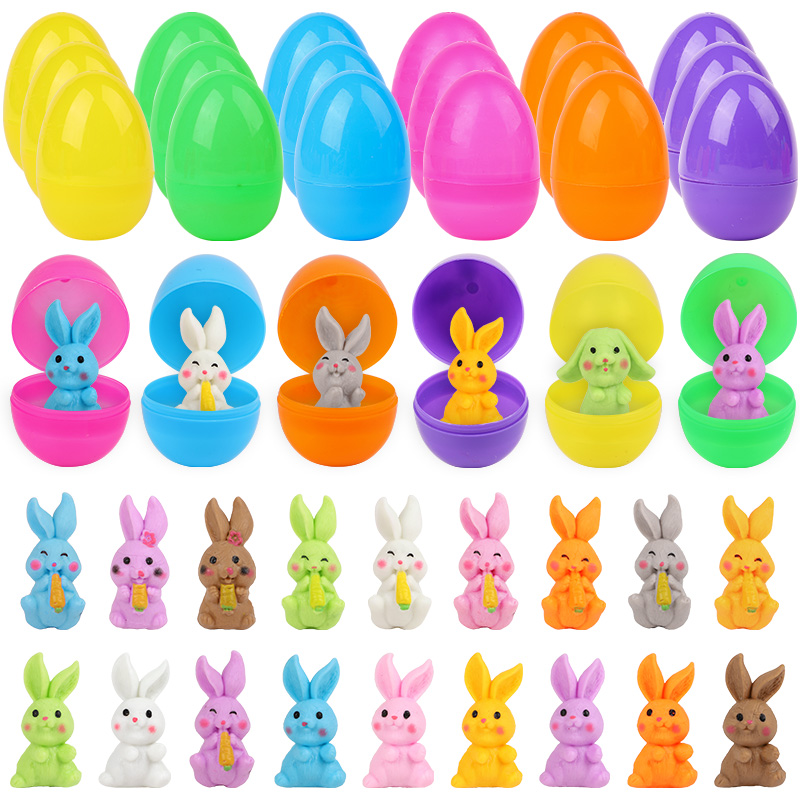 24 peças de ovos de Páscoa com - Party Games Easter avaliação e preço