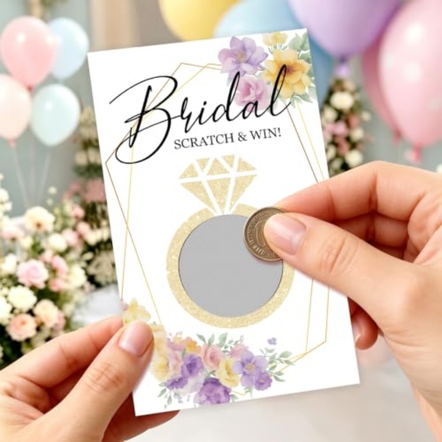 Jogo de Raspar para Chá de Pan - Party Games Bridal Shower avaliação e preço