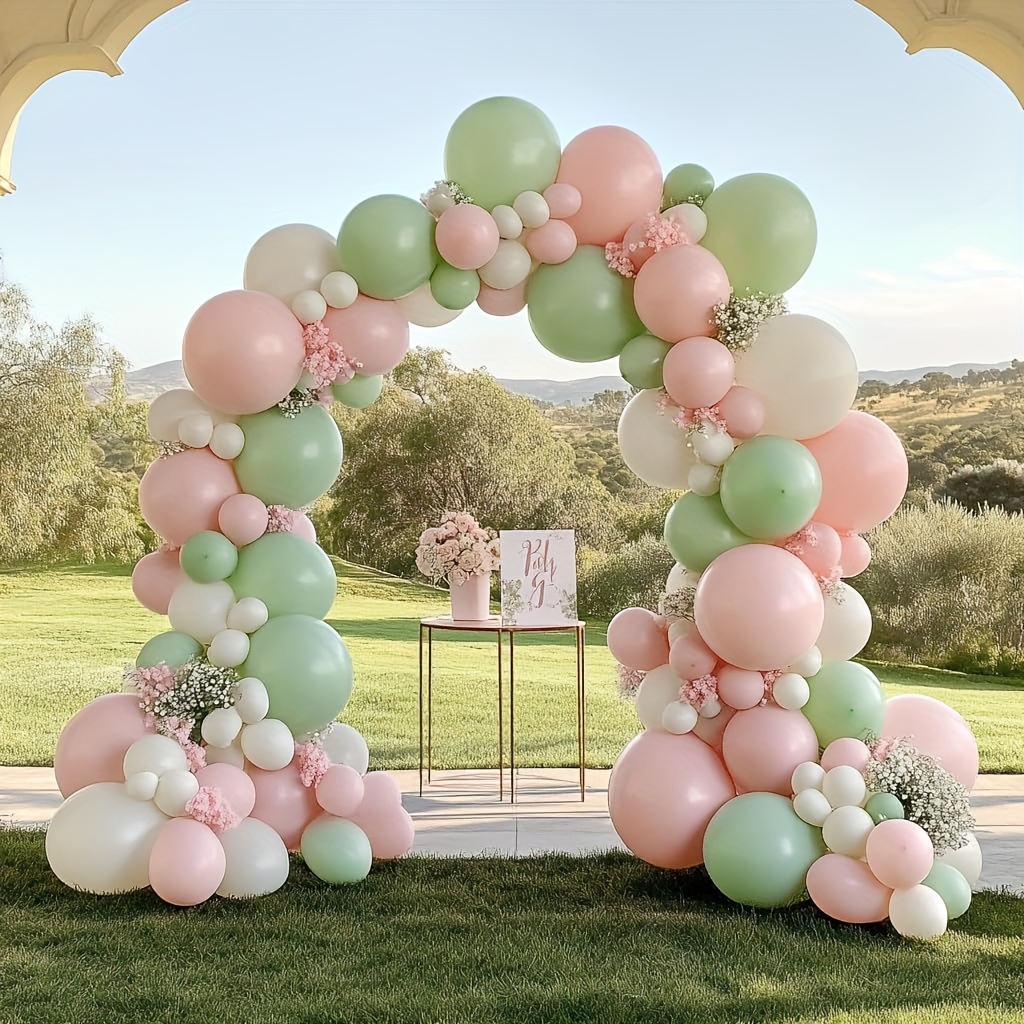 Kit de Arco de Balões em Verde - Party Games Bridal Shower avaliação e preço