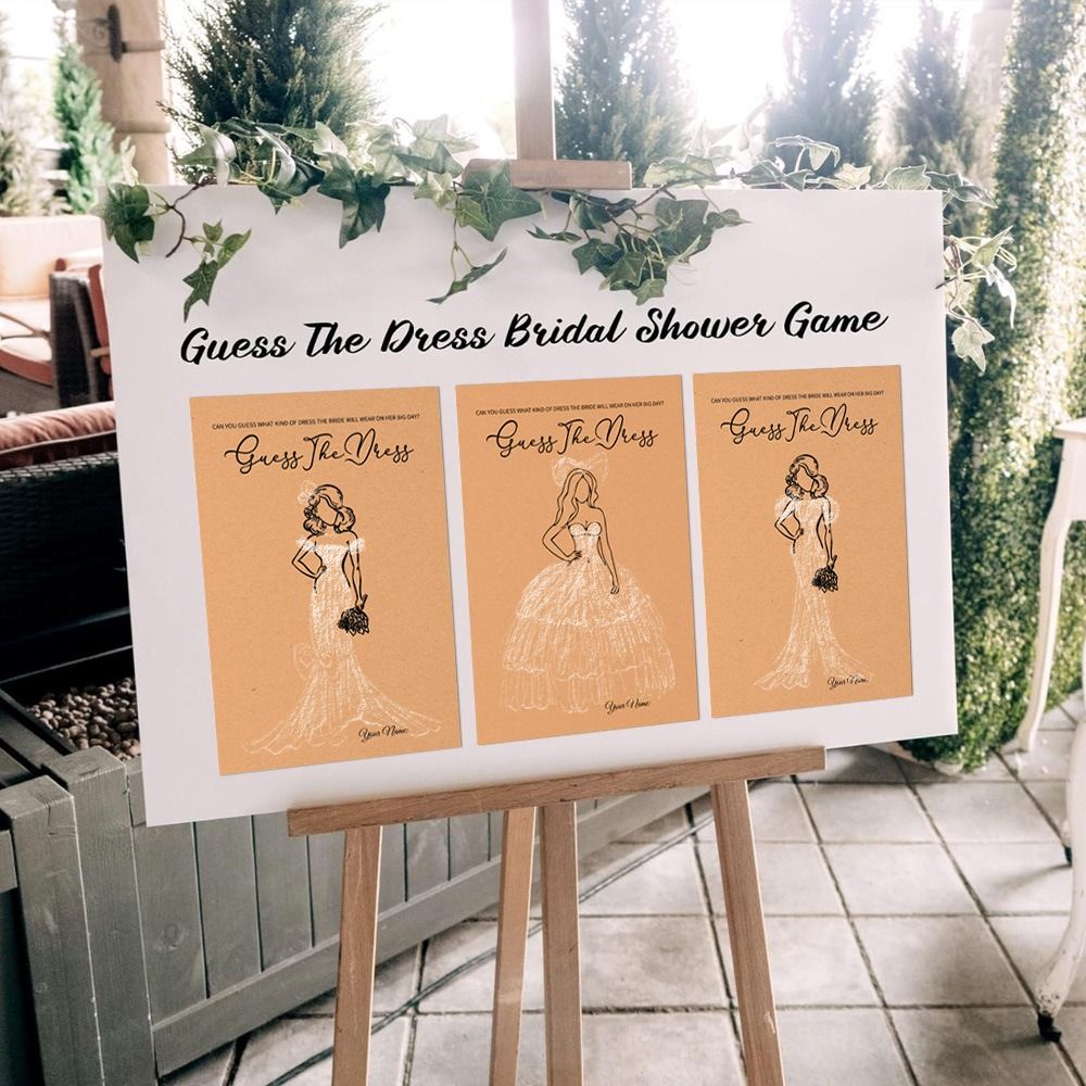 10 Peças Jogo 'Adivinhe o Vest - Party Games Bridal Shower avaliação e preço