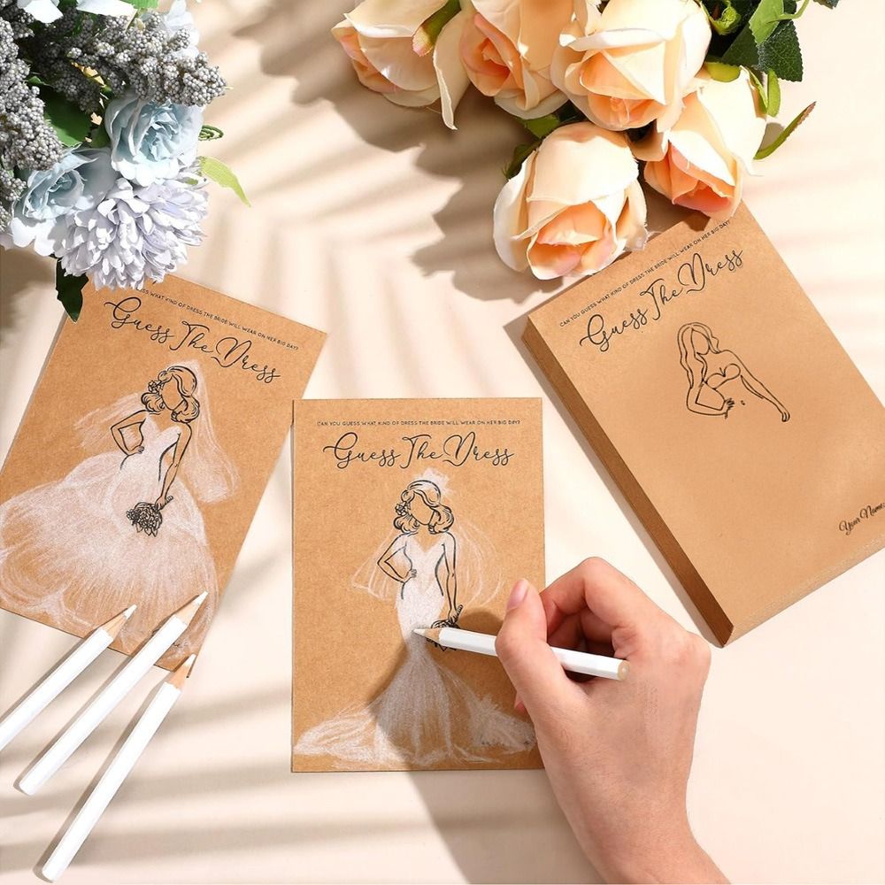 10 Peças Jogo 'Adivinhe o Vest - Party Games Bridal Shower avaliação e preço