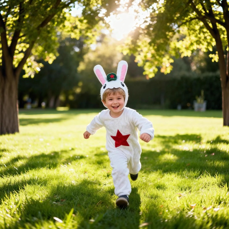 Fantasia de Páscoa Branca para - Party Games Easter avaliação e preço