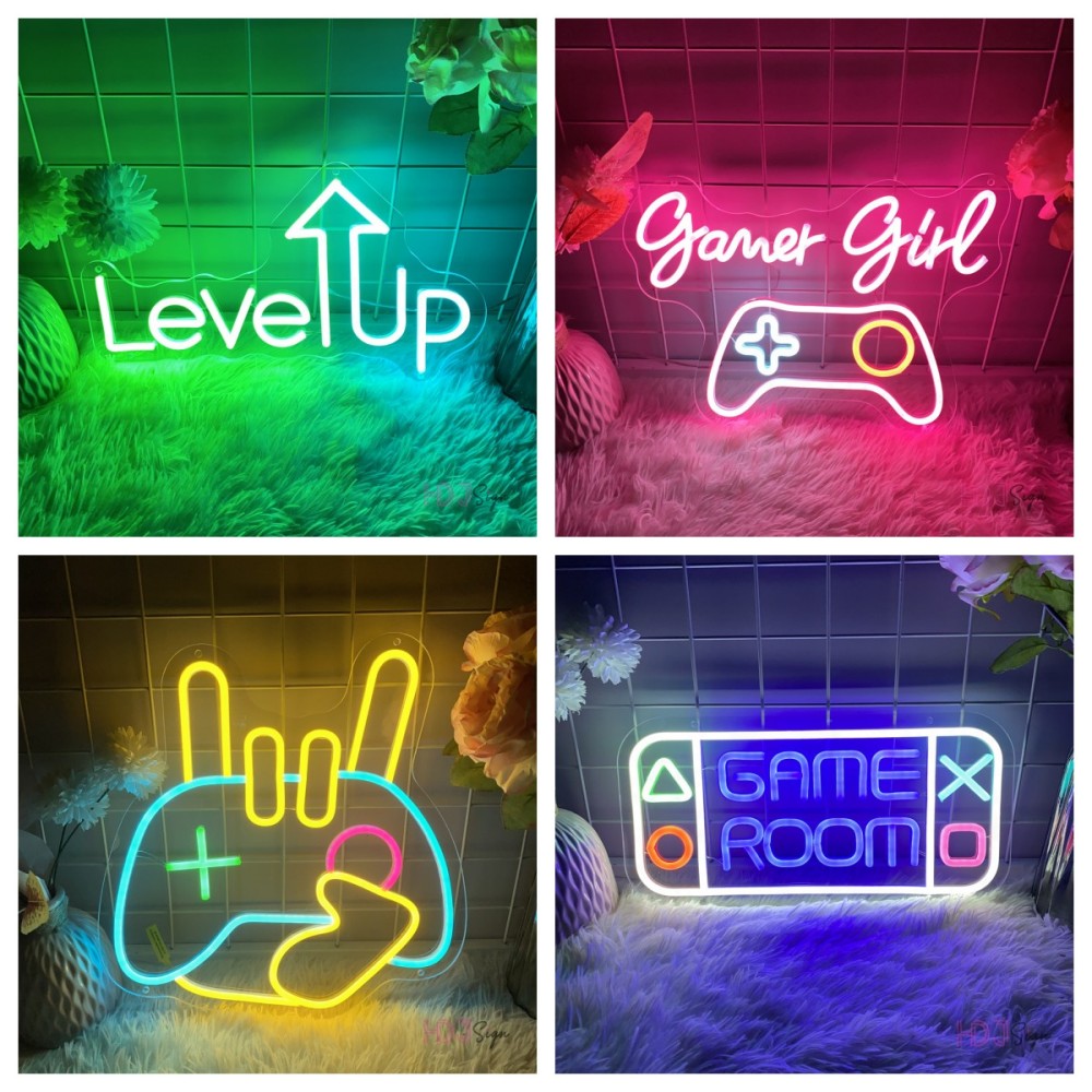 Gaming Neon LED Sign, Sinais G - Party Games Girls Night avaliação e preço