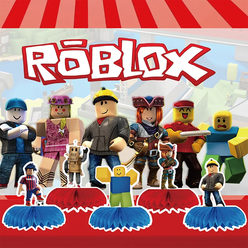 Decoração de Mesa 3D Dupla Fac - Party Games In Roblox avaliação e preço