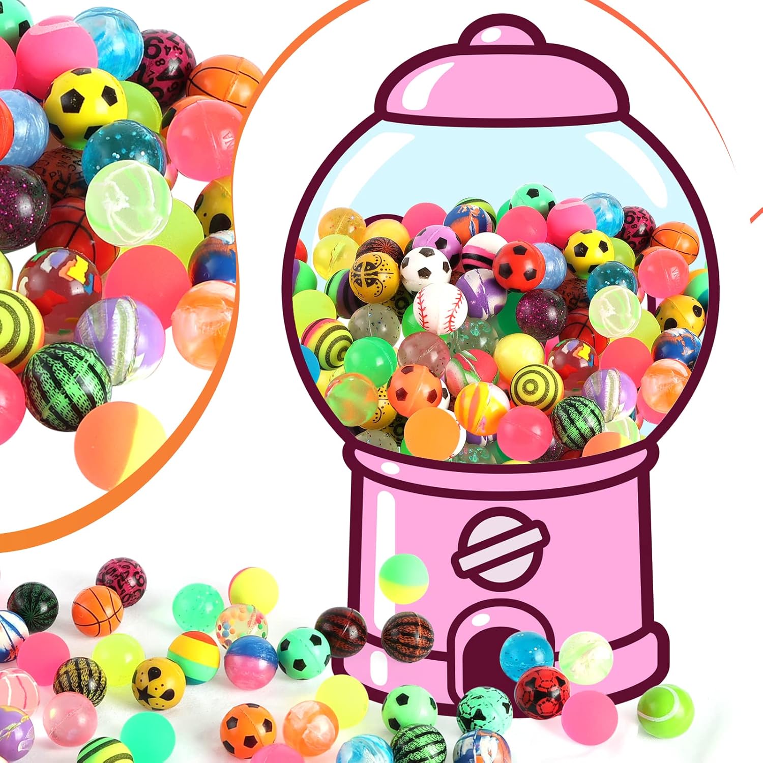 6/100 pçs bolas saltitantes de - Party Games Easter avaliação e preço