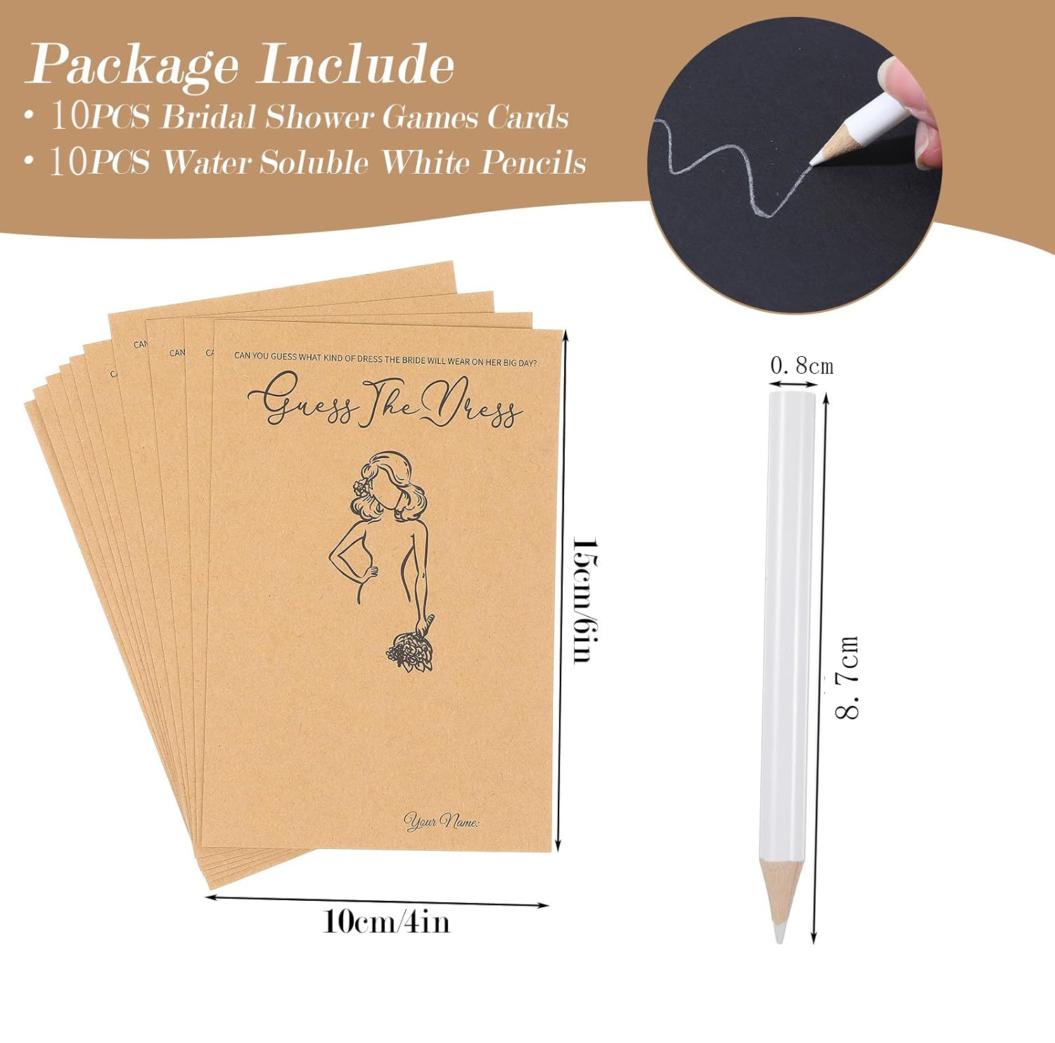 10 Conjuntos de Kits de Jogos  - Party Games Bridal Shower avaliação e preço