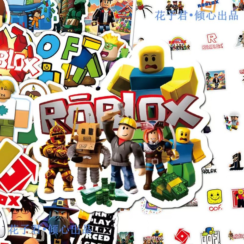 60 Pçs/set Roblox Jogo Adesivo - Party Games In Roblox avaliação e preço