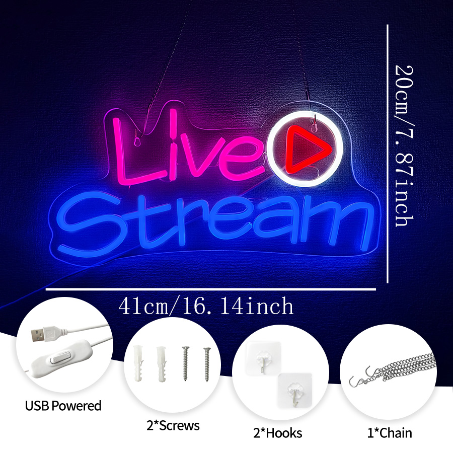 Letreiro de LED Neon para Tran - Party Games Stream avaliação e preço
