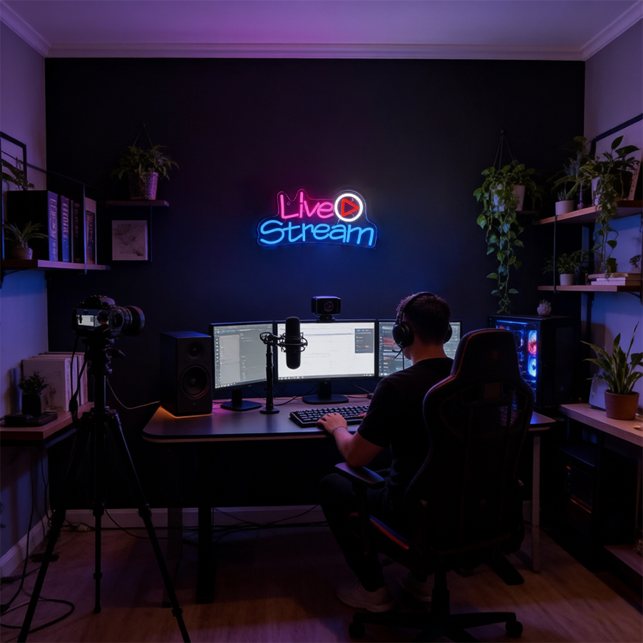 Letreiro de LED Neon para Tran - Party Games Stream avaliação e preço