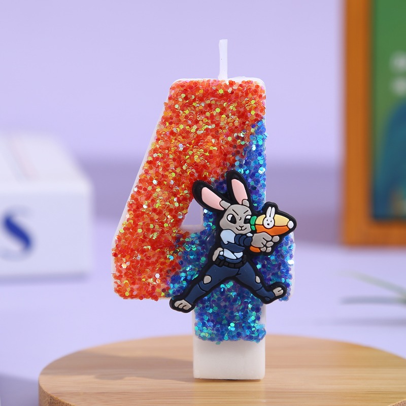Vela de Aniversário 3D com Tem - Zootopia Party Games avaliação e preço