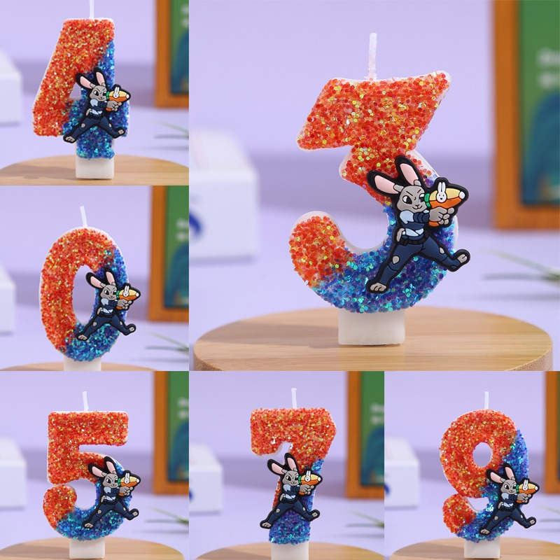 Vela de Aniversário 3D com Tem - Zootopia Party Games avaliação e preço