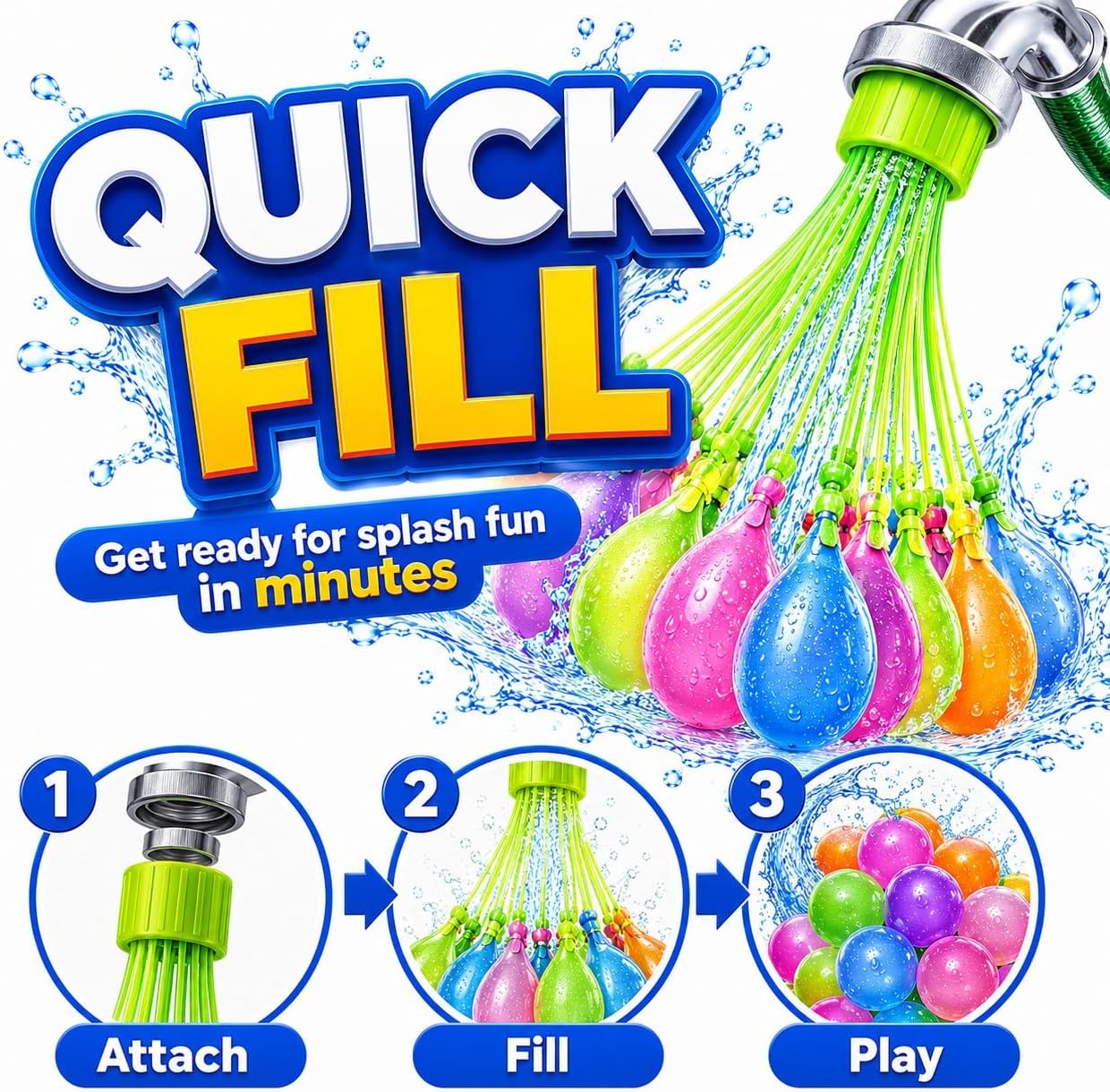 Balões de Água com Enchimento  - Quick Games Party avaliação e preço