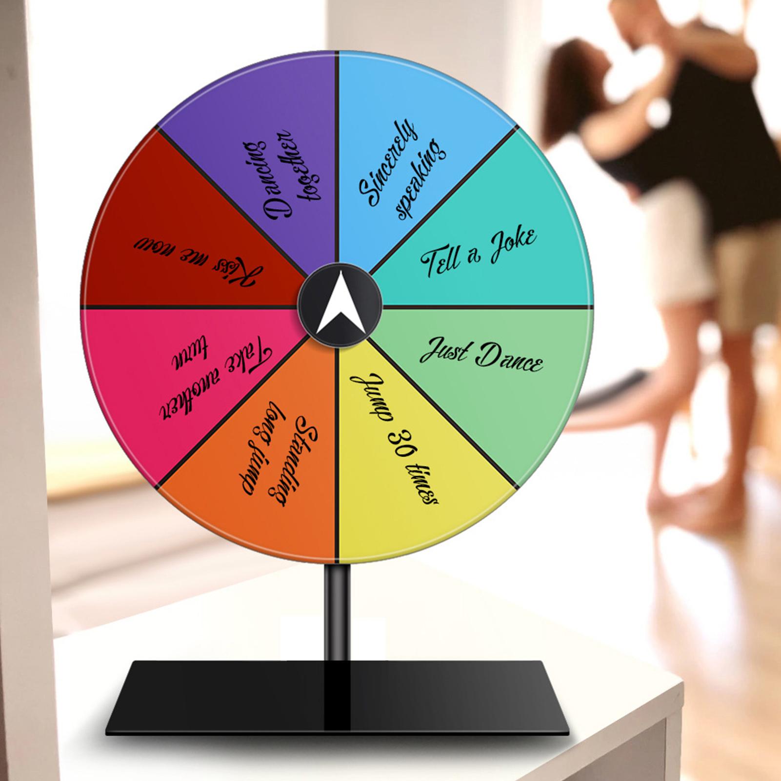 Roda de prêmio apagável a seco - Party Games Spin The Wheel avaliação e preço