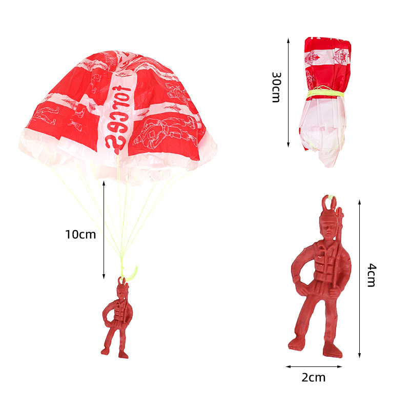 10 pçs plástico ejeção pára-qu - Party Games Kids Outdoor avaliação e preço