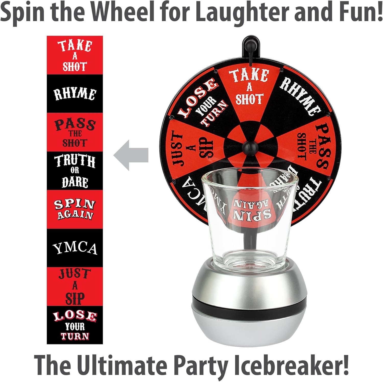 Spin The Wheel Shot Drinking G - Party Games Spin The Wheel avaliação e preço