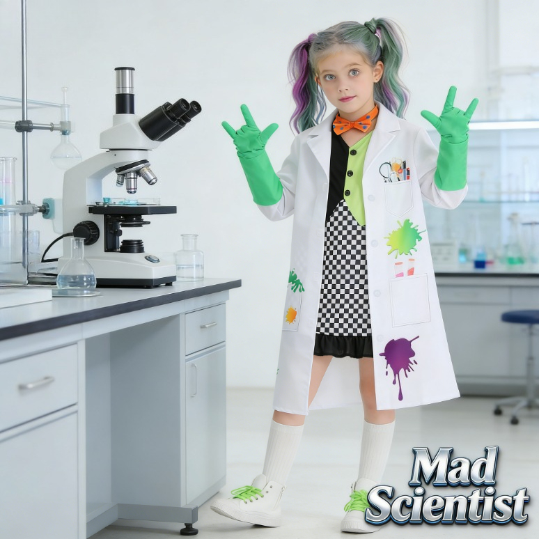Fantasia de Cientista Maluco p - Party Games Lab avaliação e preço