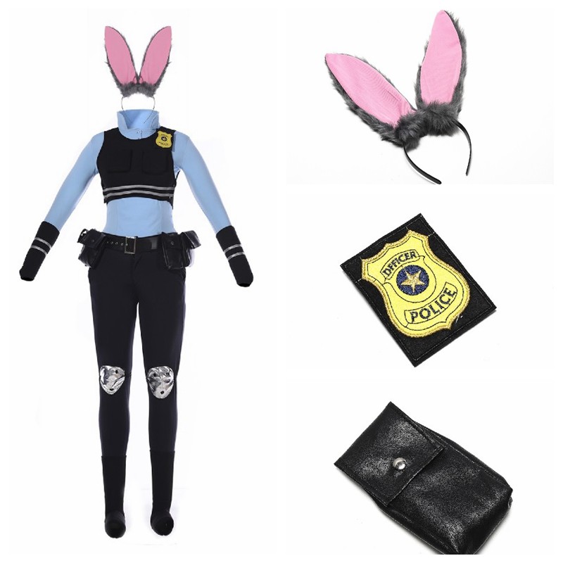 Judy hopps cosplay traje para  - Zootopia Party Games avaliação e preço